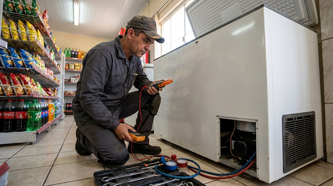 Conserto de placa eletrônica de freezer em Uberaba‑MG